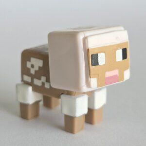 Minecraft Mini Figure Obsidian Sheared Sheep 1" Stop Motion Action Figurine